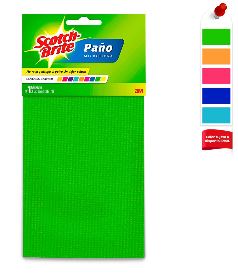 Scotch-Brite · Paño de microfibra, 30x30 cm