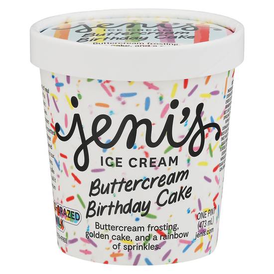 Jeni's Buttercream Birthday Cake Ice Cream (1 pint)