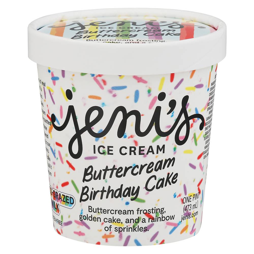 Jeni's Ice Cream, Buttercream Birthday Cake (16.7 oz)