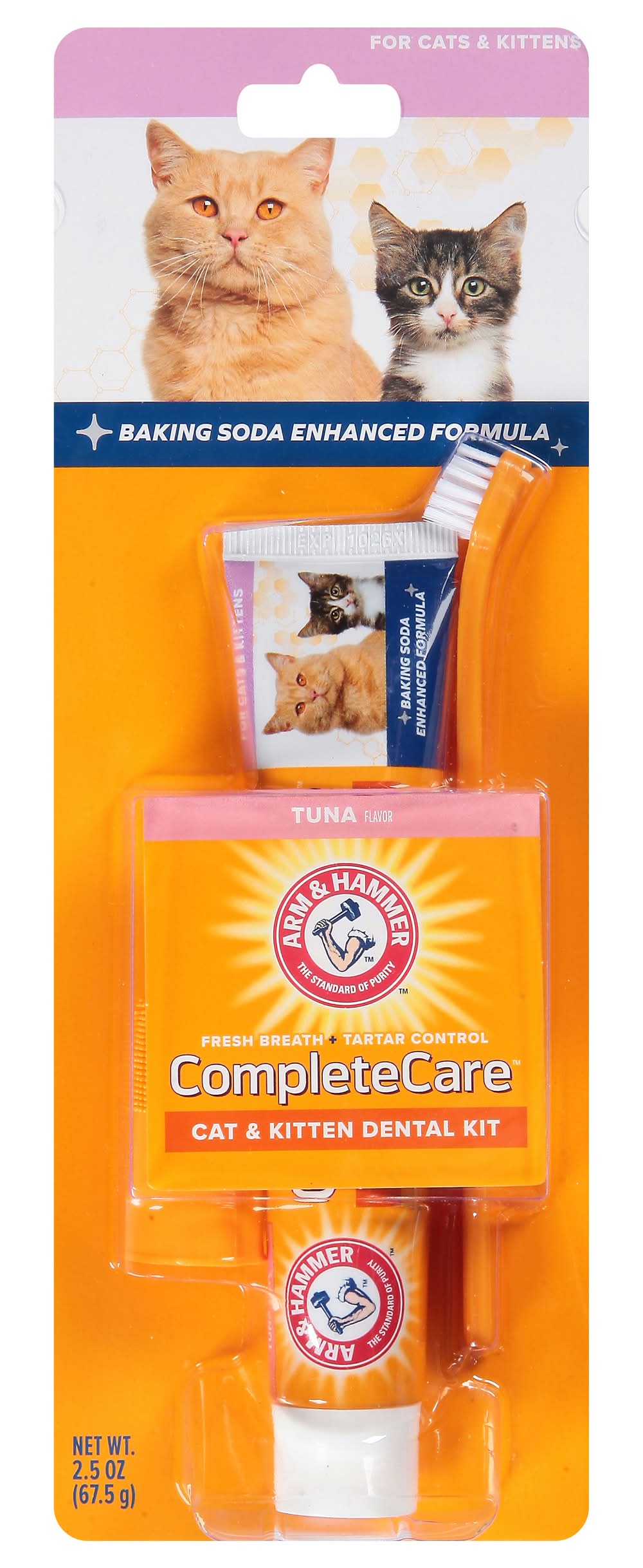 Arm & Hammer Completecare Cat & Kitten Tuna Flavor Dental Kit (2.5 oz)
