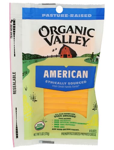 Organic Valley Organic Sliced American Cheese