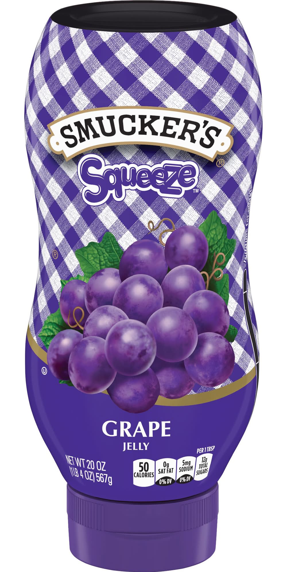 Smucker's Squeeze Jelly, Grape (20 oz)