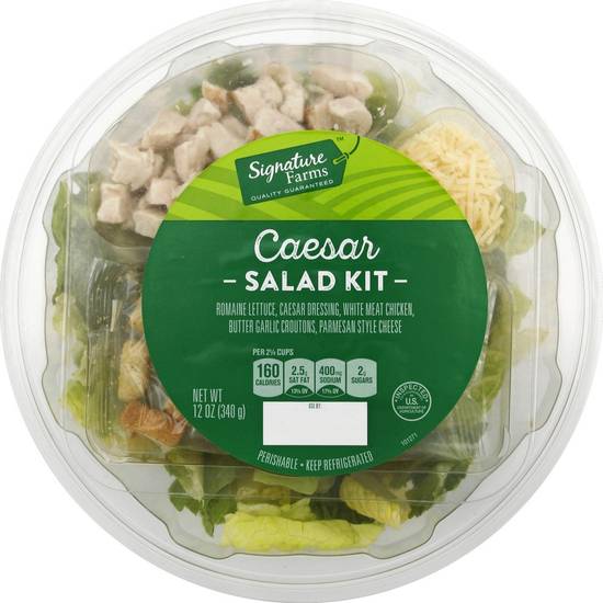Order Signature Farms · Caesar Salad Kit (12 oz) food online from Safeway store, Eureka on bringmethat.com
