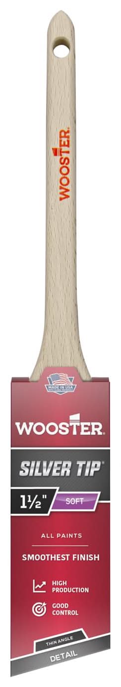Wooster Silver Tip 1-1/2 In. Soft Thin Angle Paint Brush