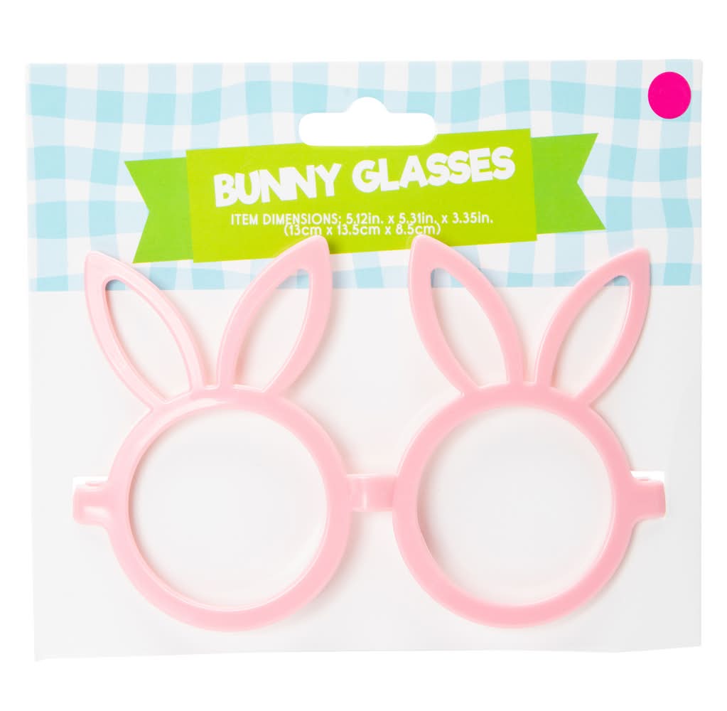 Easter Bunny Glasses Pink