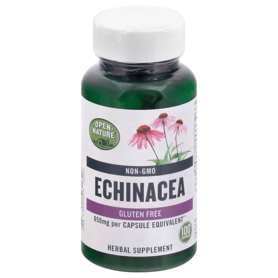 Open Nature Echinacea 650 mg Herbal Supplement (100 ct)