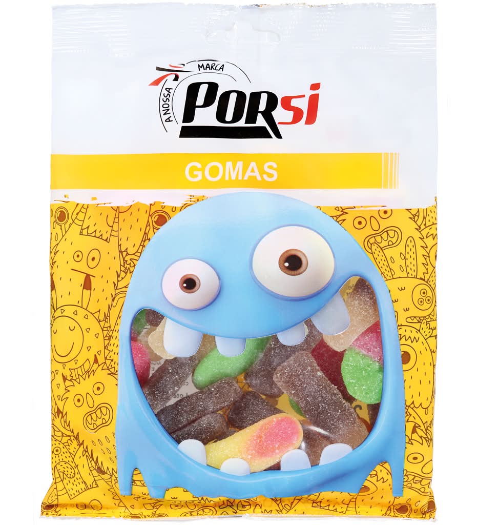 Porsi - Gomas ácido, embalagem de 300g