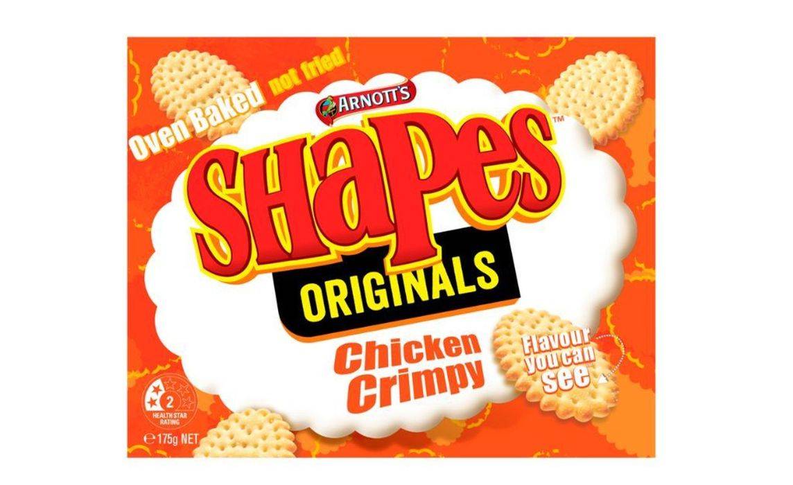 Arnotts Shapes Originals Chicken Crimpy 175g