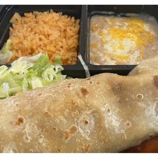 #16 Chile Rell.& Chicken Burrito