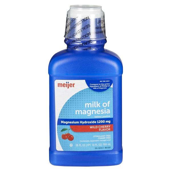 MEIJER MILK OF MAGNESIA CHERRY LIQUID 26 FL OZ