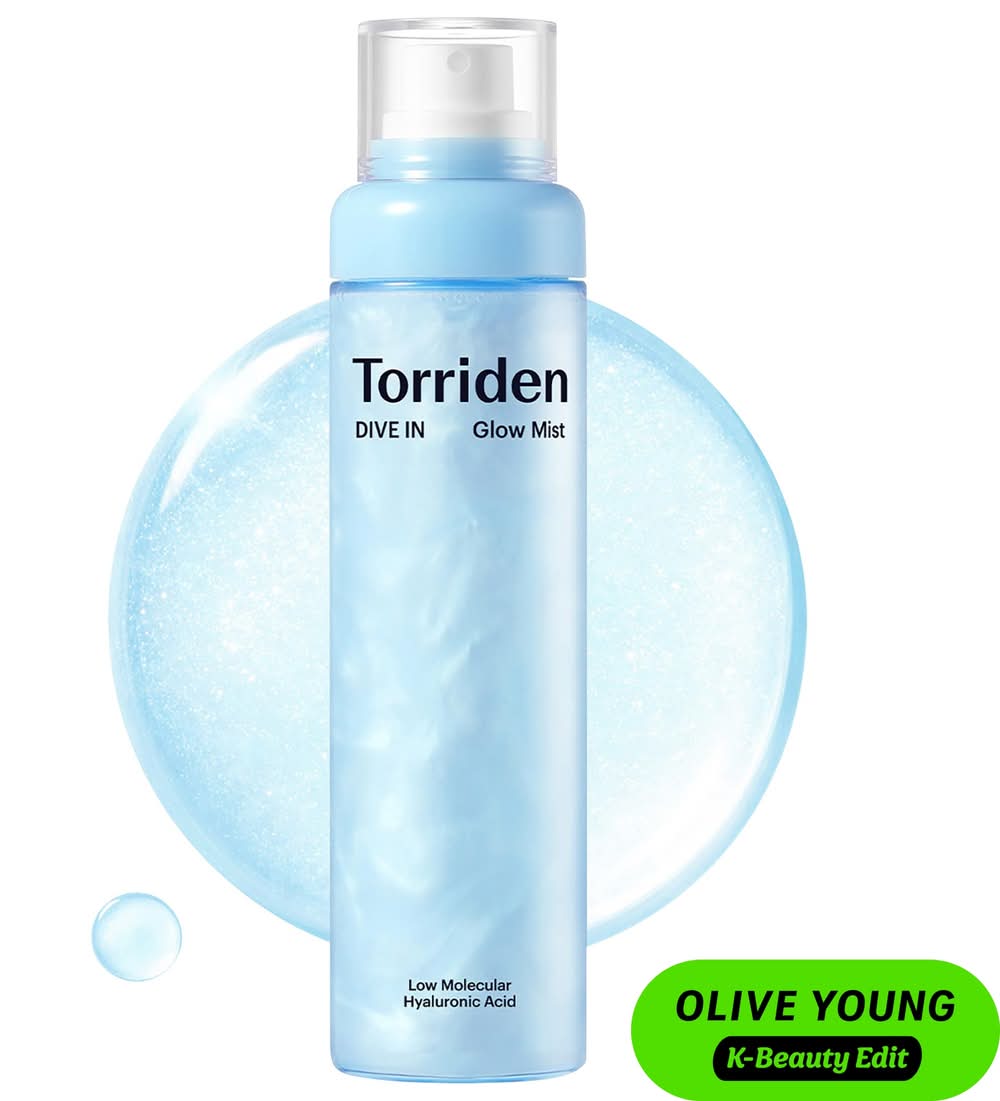 Torriden DIVE IN 5D Hyaluronic Acid Glow Mist for Makeup-Ready Radiance & Barrier Care 4.05oz/120ml
