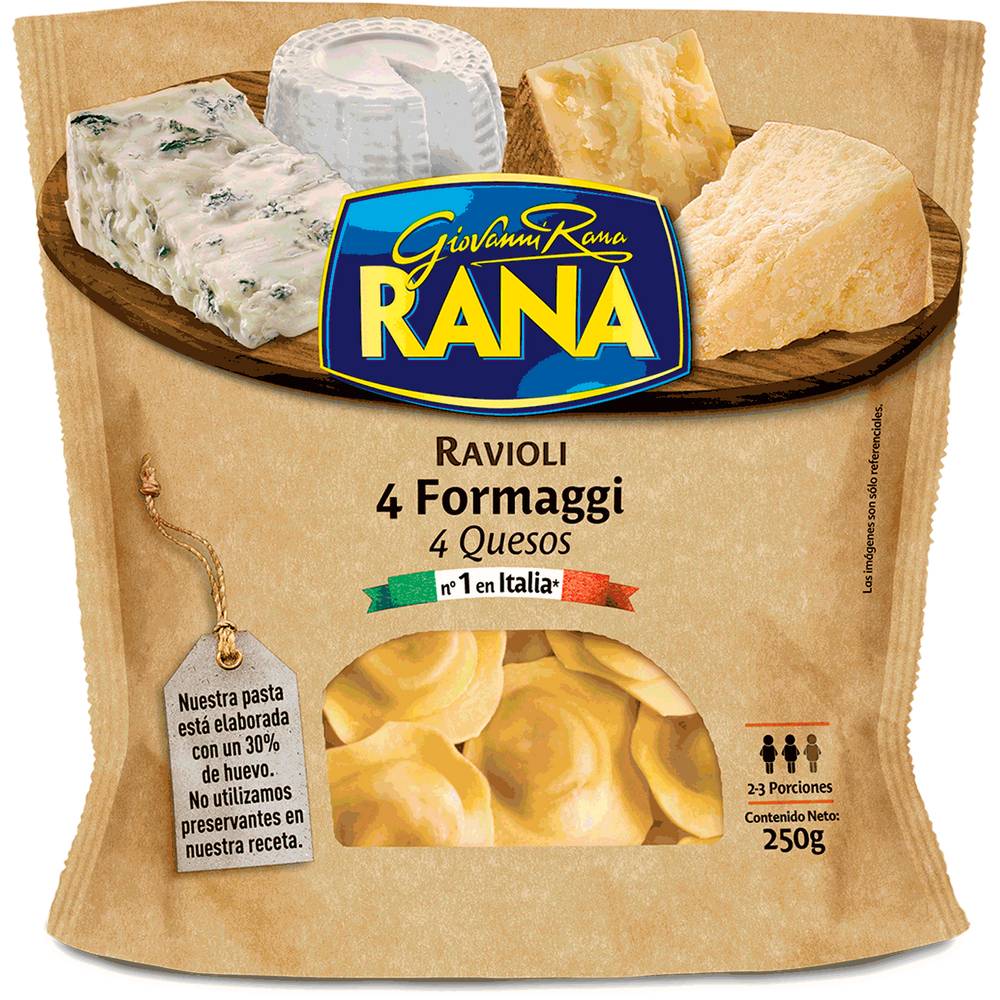 Rana · Ravioli 4 quesos (250 g)