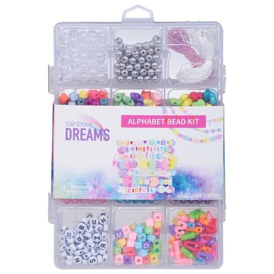 Rainbow Dreams Alphabet Bead Kit