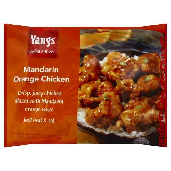 Yangs Asian Entrees Mandarin Orange Chicken