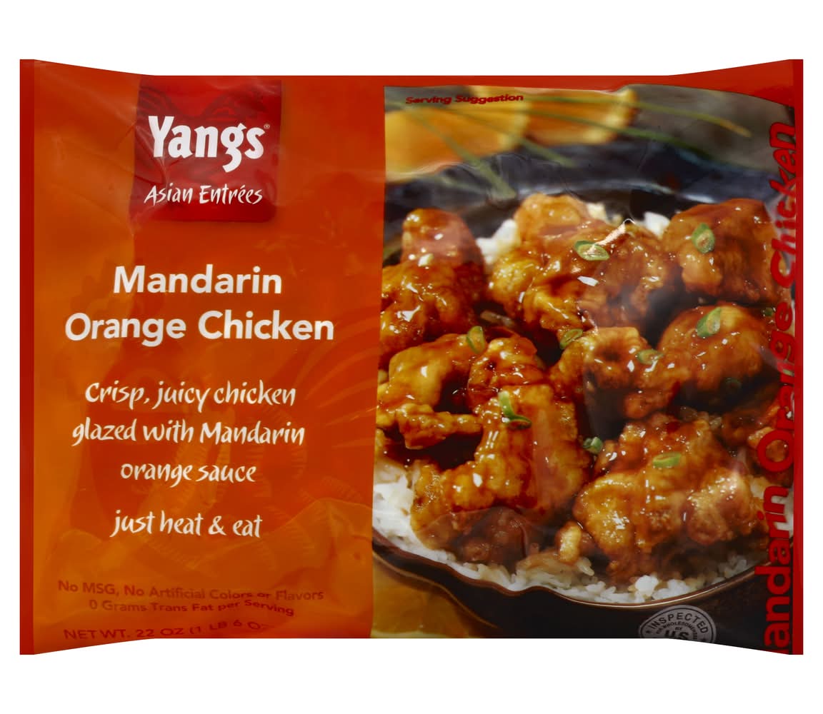 Yangs Asian Entrees Mandarin Orange Chicken (22 oz)