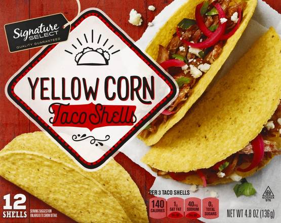 Signature Select Yellow Corn Taco Shells (12 ct)