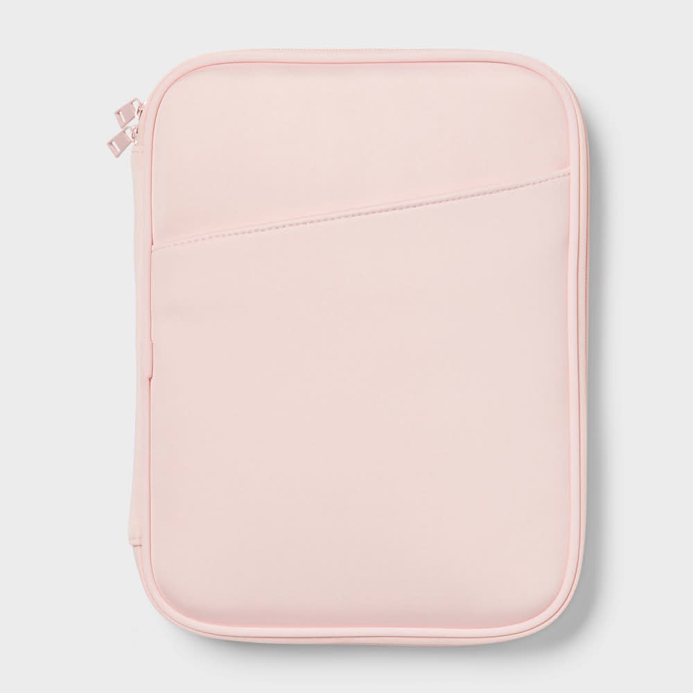 Brightroom Zip Tablet Pouch Laptop Bag, Blush Pink