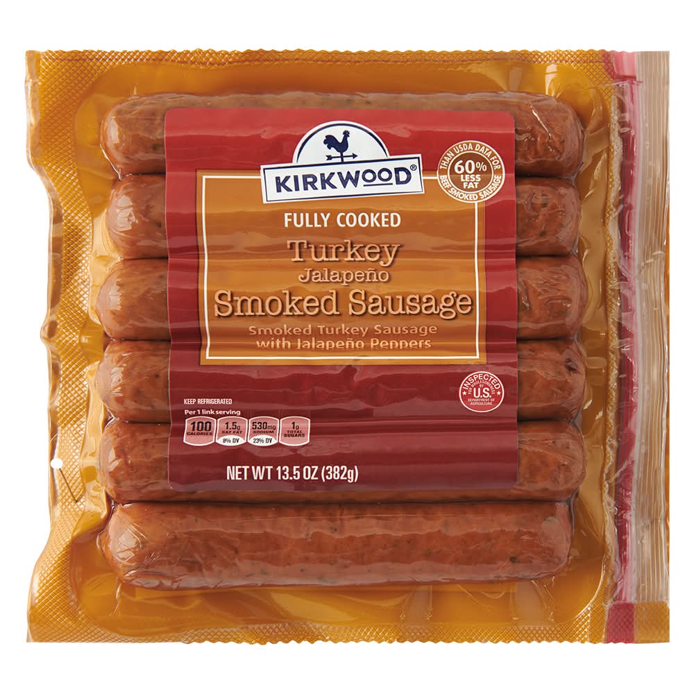 Kirkwood Turkey Jalape�o Smoked Sausages