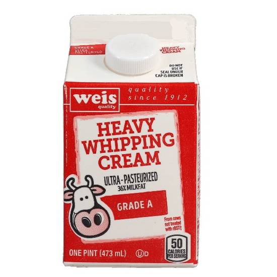 Weis Heavy Whipping Cream