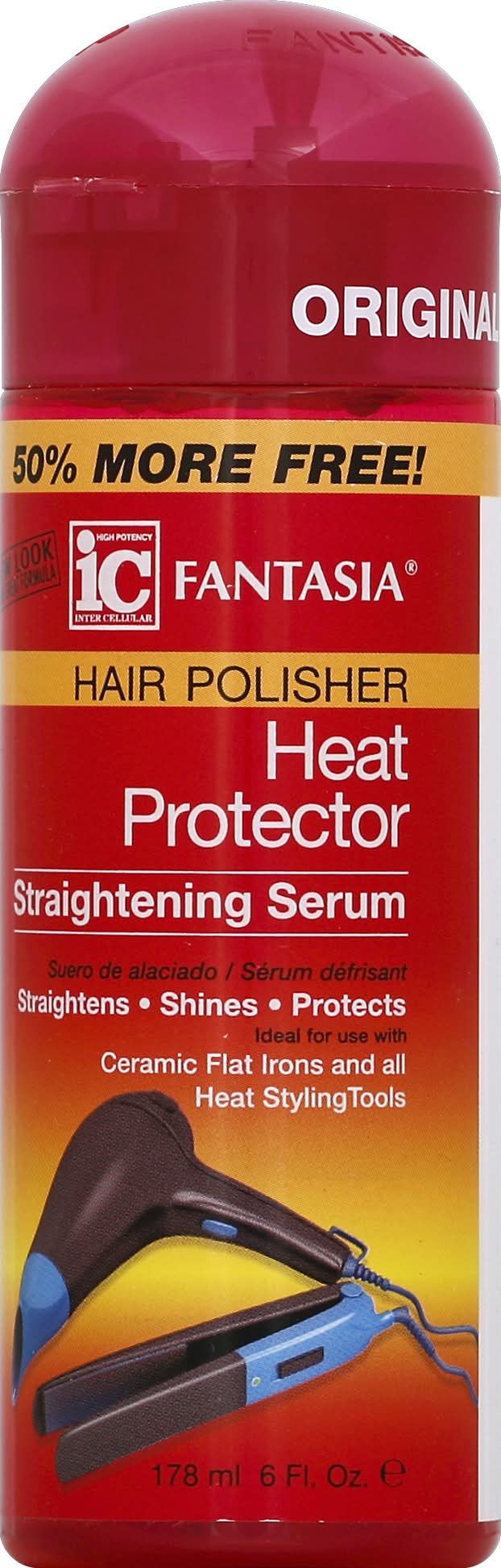 Fantasia Original Heat Protector Straightening Serum (6 fl oz)