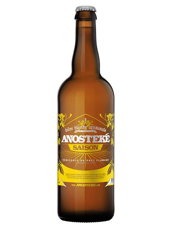 Anosteké - Bière blonde artisanale saison (750 ml)