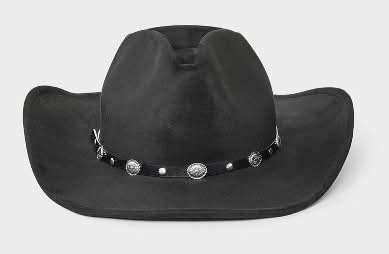 Western Cowboy Hat Universal Thread Western Cowboy Hat - Universal Thread™ Black S/M : Target main image 4