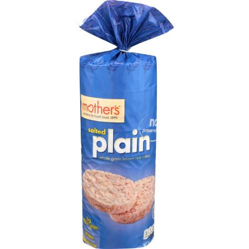 Mother's Salted Plain Brown Rice Cakes