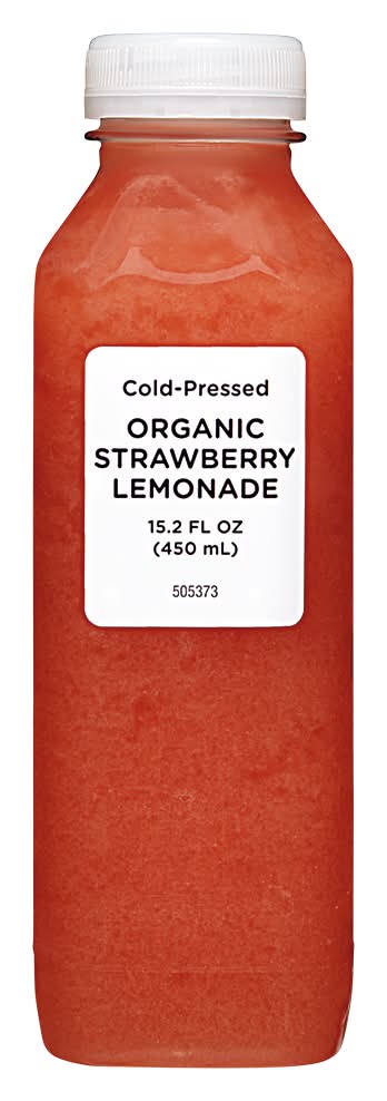 Cold Pressed Organic Lemonade, Strawberry (15.2 fl oz)
