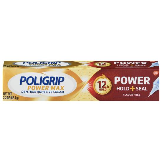 Poligrip Power Max Denture Adhesive Cream