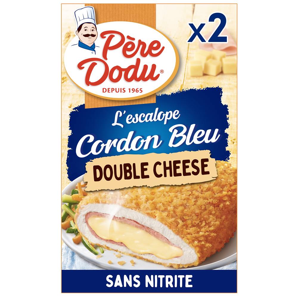 Pere Dodu - Cordon bleu double cheese (2 pièces)