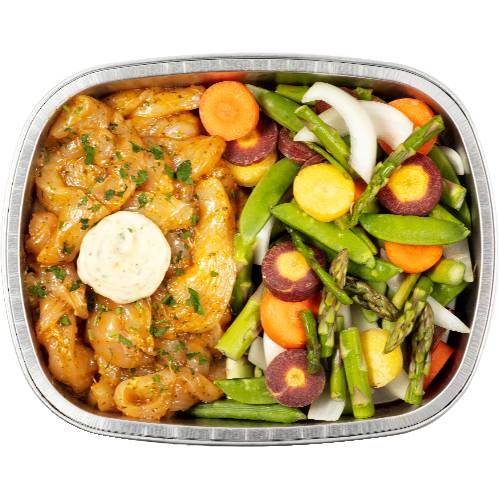 Sprouts Citrus Chicken With Spring Vegetables Saute Meal (Avg. 1.5lb)