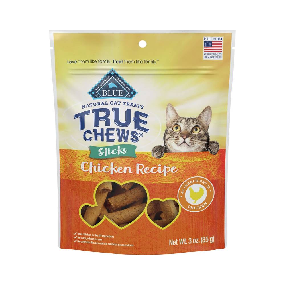 Blue Buffalo® True Chews  All Life Stages Treat Cat Treats - Natural, Chicken (Flavor: Chicken, Size: 3 Oz)