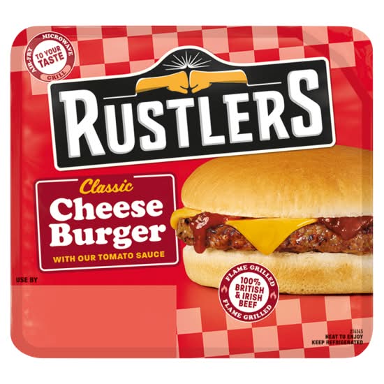 Rustlers Classic Cheese Burger (111g)