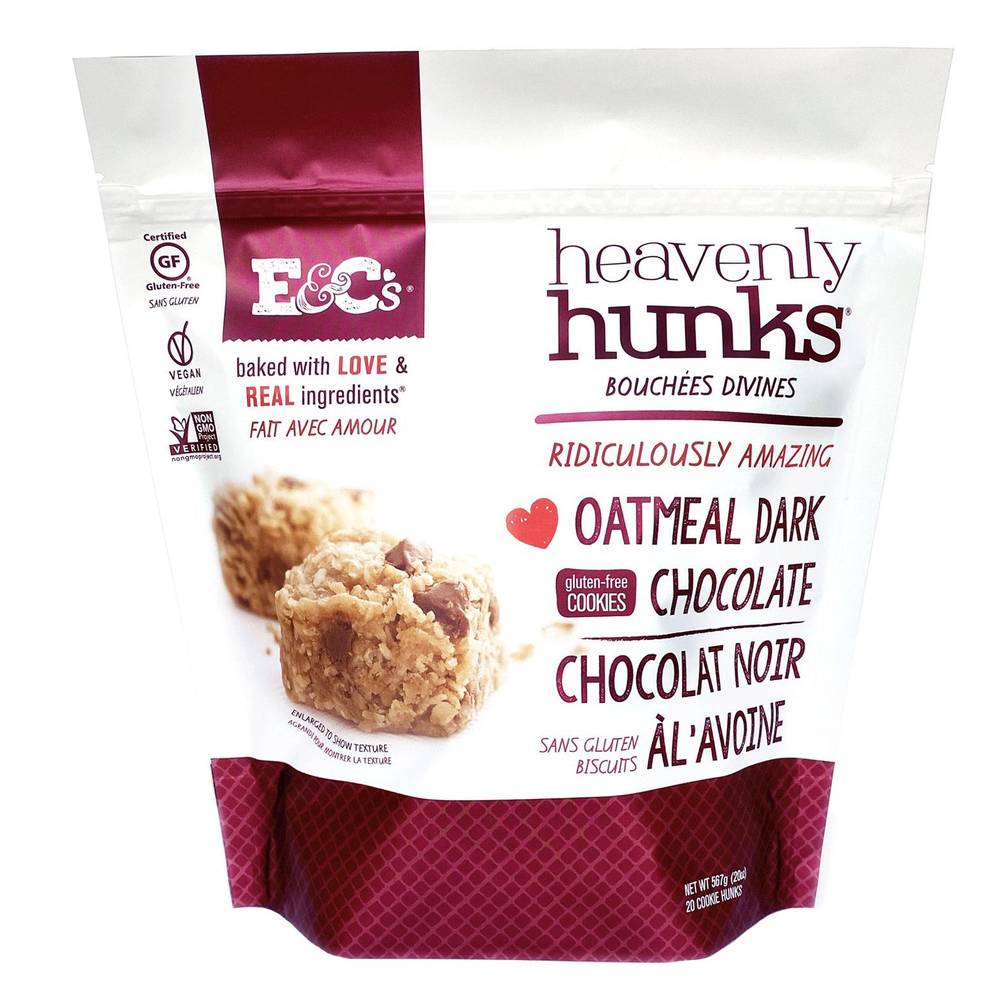 Heavenly Hunks Oatmeal Dark Chocolate Cookies, 567G