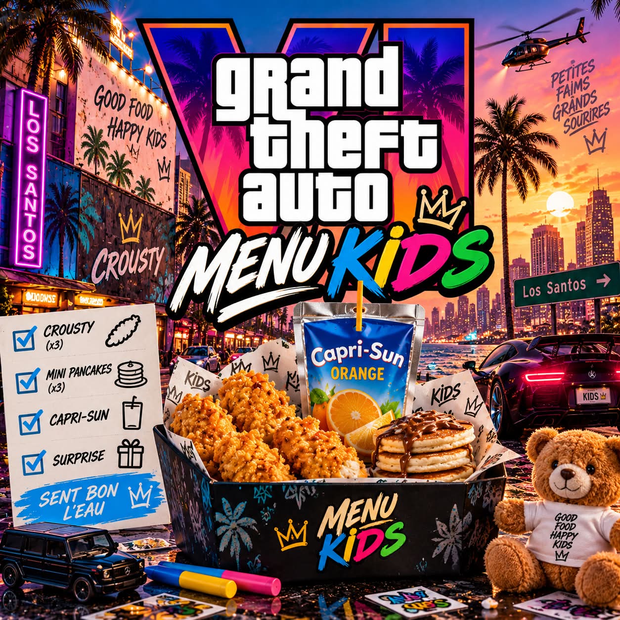 MENU CROUSTY KIDS ❤️🍭