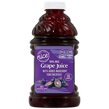 Nice! 100% Grape Juice From Concentrate (48 fl oz)