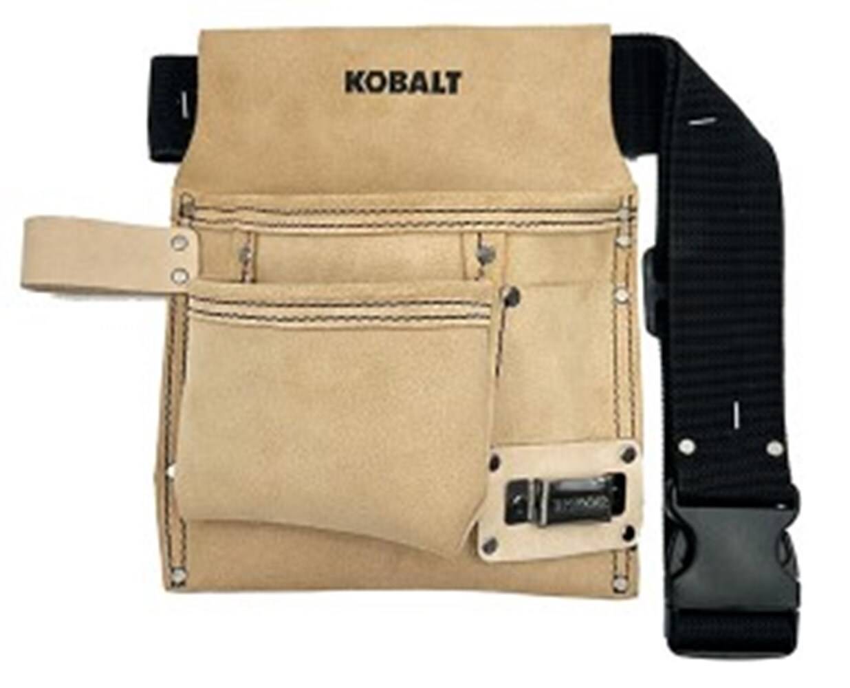 Kobalt Brown Leather 9-in Tool Bag | KB4890