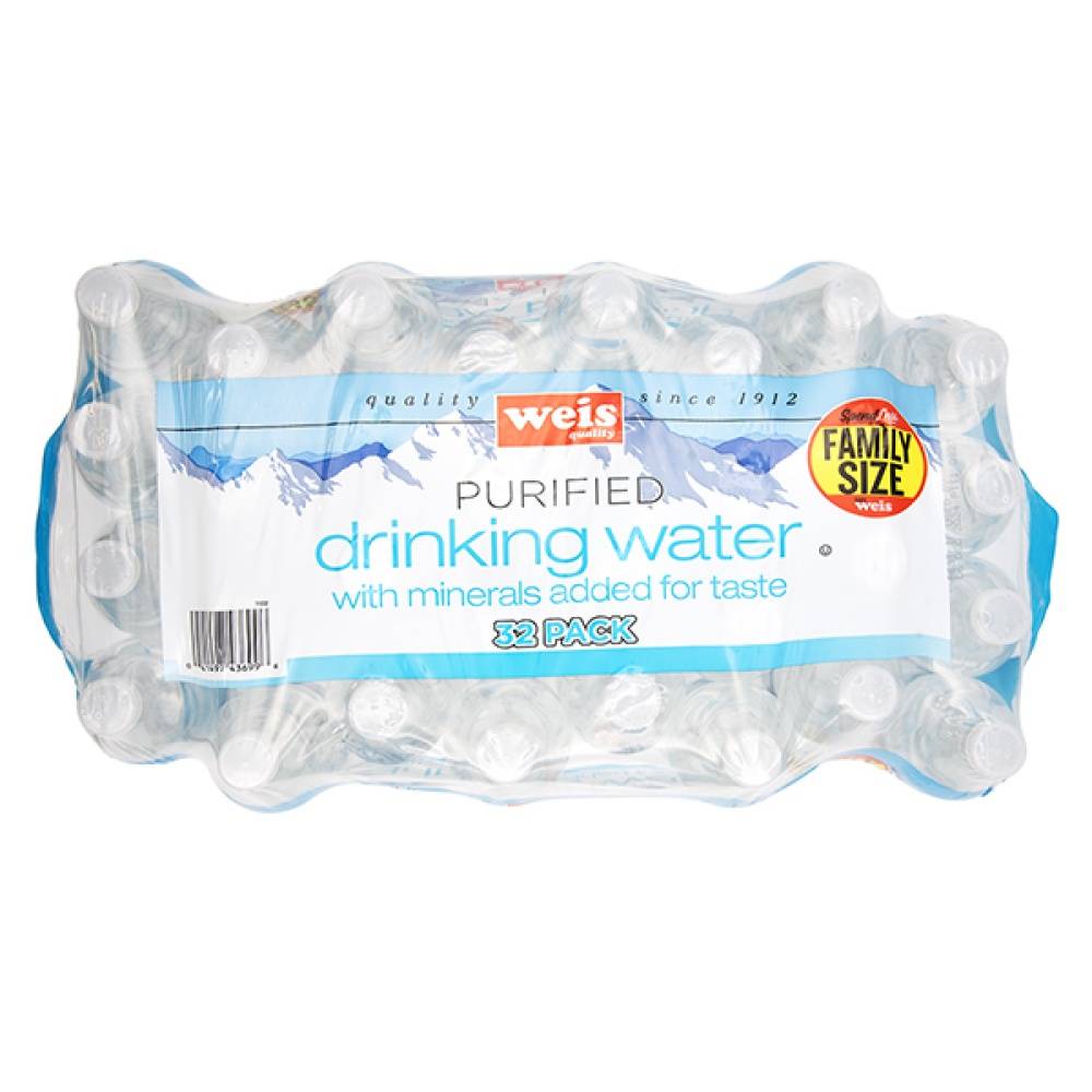 Weis Quality Purified Water (32 pack 16.9 floz)