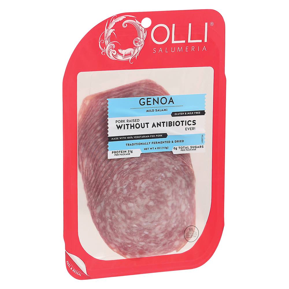 Olli Salumeria Genoa Mild Salame (4 oz)