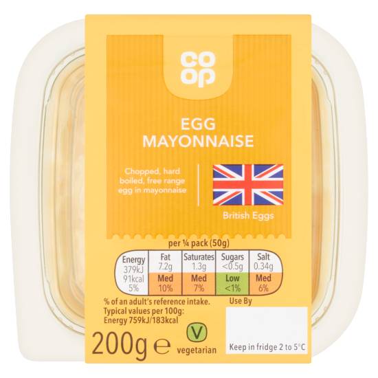 Co-Op Deli Filler Egg Mayonnaise 200g