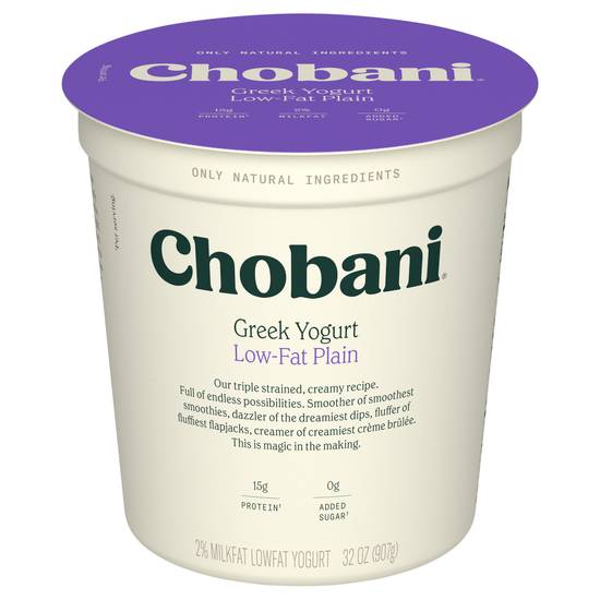 Chobani Low-Fat Plain Greek Yogurt