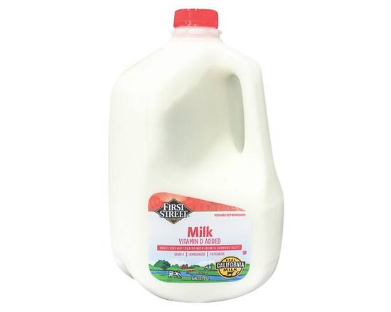 First Street · Whole Milk with Vitamin D (1 gal)
