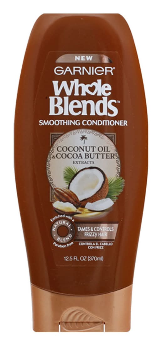 Garnier Garnier Whole Blends Smoothing Conditioner Coconut Oil & Cocoa Butter Extract - 12.5 Fl Oz