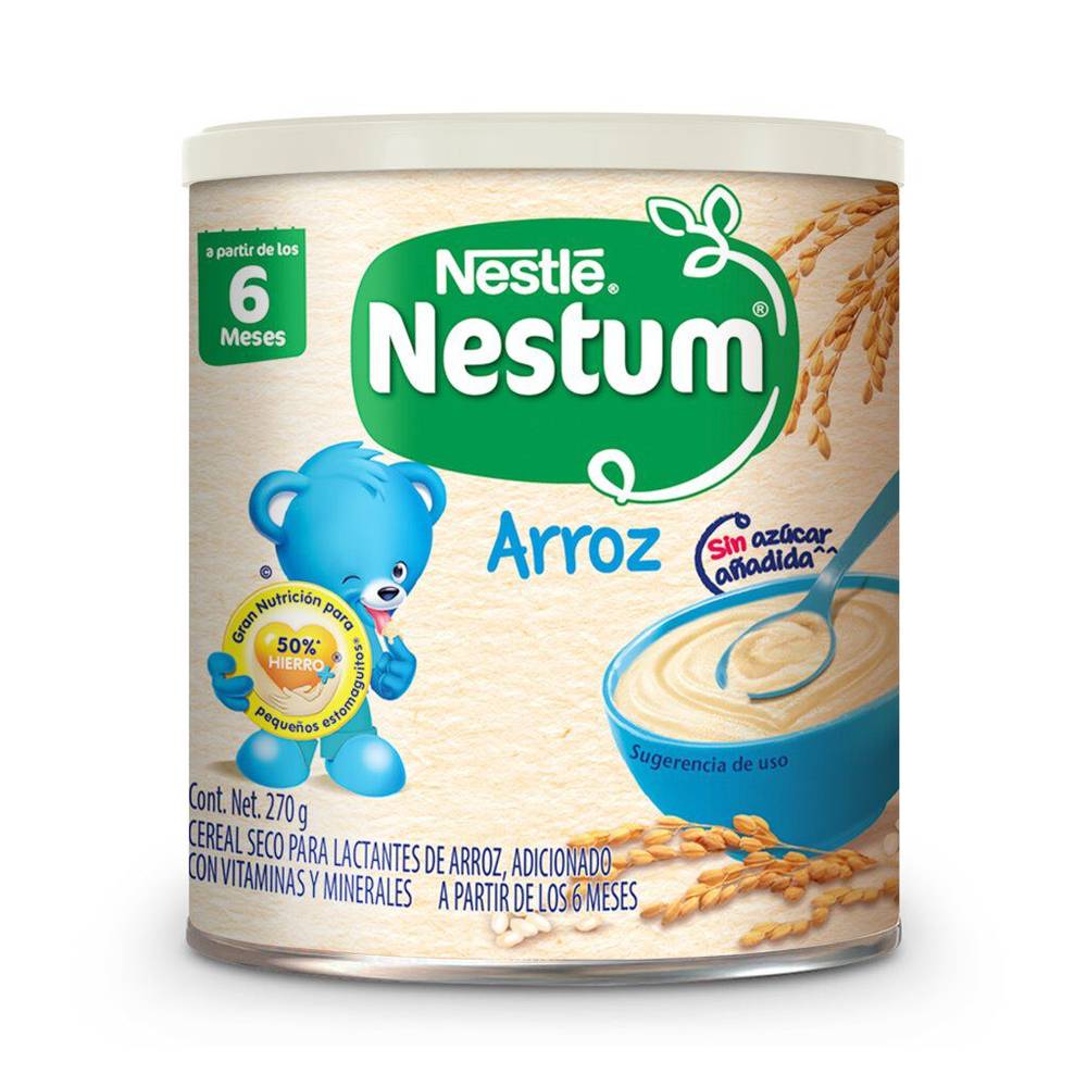 Nestum cereal arroz sin azúcar (lata 270 g)