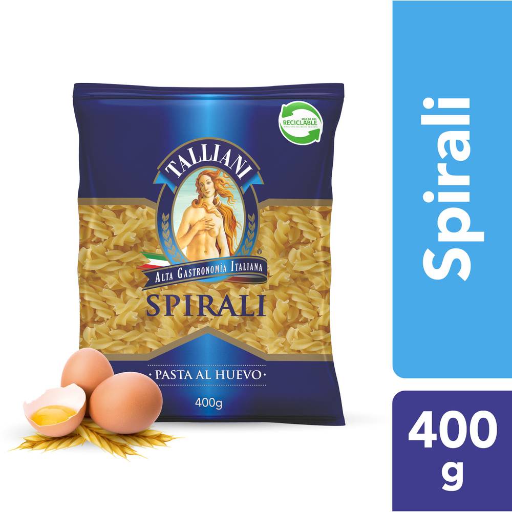 Talliani · Pasta spirali al huevo (400 g)