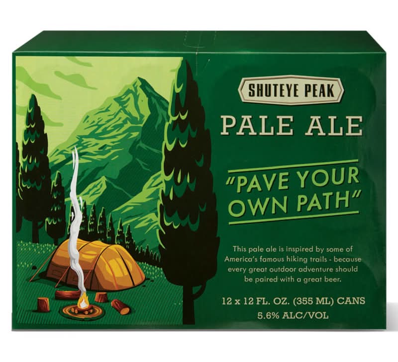 Shuteye Peak Pale Ale Beer (12 x 12 fl oz)