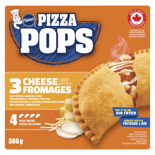 PILL PIZZA POPS 3 CHEESE 4CT 380 G