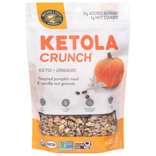 Nature's Path Organic Ketola Crunch Toasted Pumpkin Seed & Vanilla Nut Granola
