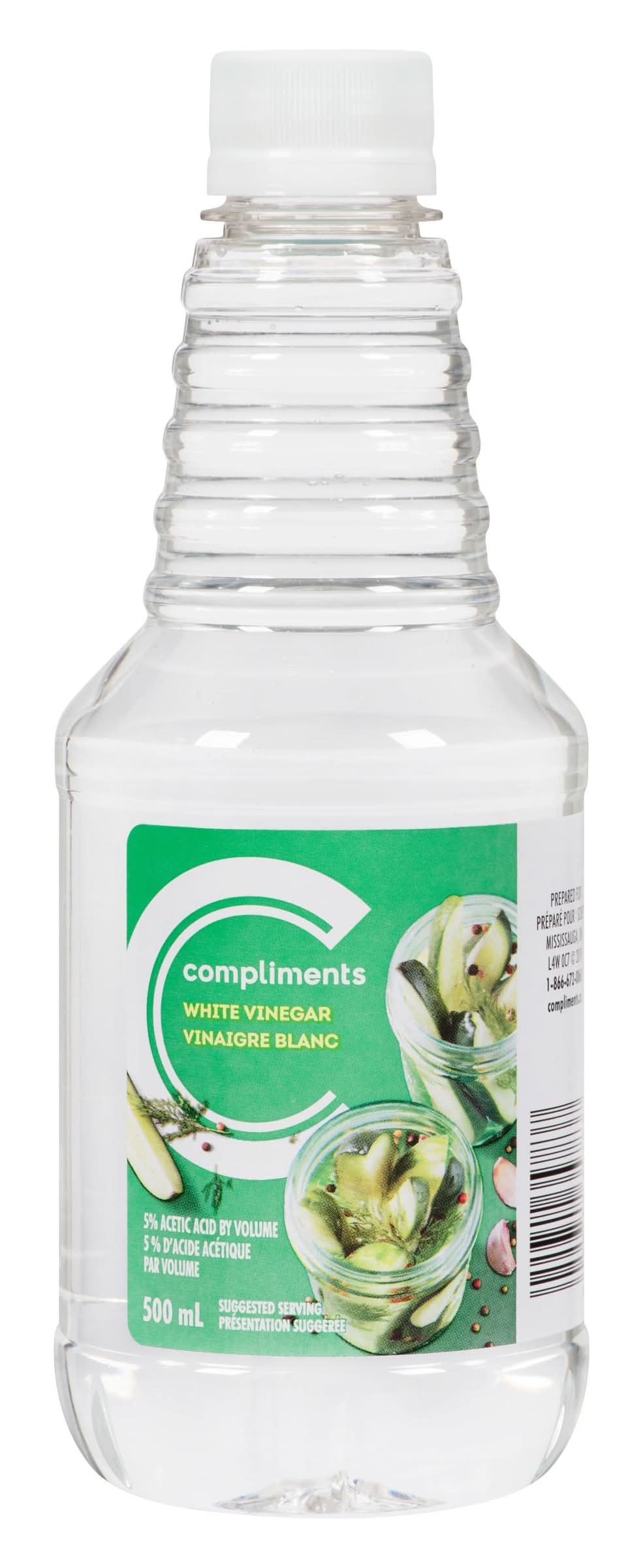 Compliments vinaigre blanc - white vinegar (500ml)