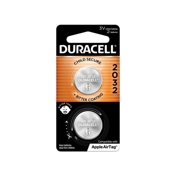 Duracell Cr2032 Lithium Coin Batteries 3v (2 ct)